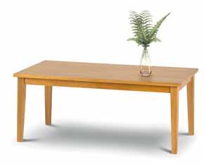 C Cleo Dining Natural Oak Finish D B E. Cleo Dining Table D.