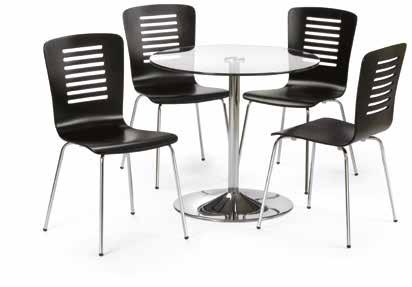 FRNITRE DINING SETS & CHIRS Mandy Dining Dining Table 90 cm diameter, 75 cm H, with