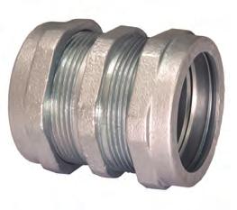 10 AFC Fittings Compression Rigid Couplings for Threadless Rigid Conduit & IMC Malleable Iron AFC FITTINGS RIGID Concrete tight Standard Finish: Malleable Iron, Zinc Plated UL Listed File # E164116