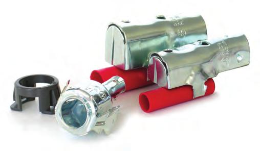 14 AFC Fittings AFC FITTINGS AC/MC CABLE, FLEX Snap-Lok Flexible Metal Conduit Connectors 8139 8149 Time-saving, snap-in design for quick & easy installation No locknut to use or lose No installation