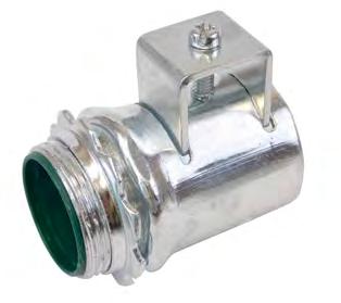18 AFC Fittings AFC FITTINGS AC/MC CABLE, FLEX Double Bite Saddle Type Connectors with Insulated Throats Tubular Steel for Flex, AC, MCI, MCI-A Cables Applications To connect Flex, AC, MCI, MCI-A &