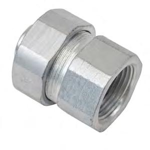 34 AFC Fittings AFC FITTINGS LIQUIDTIGHT Combo Coupling - Flex to Rigid For use with Liquidtight Flexible Metallic Conduit to Threaded Rigid/IMC, Malleable Iron Applications To connect Liquidtight