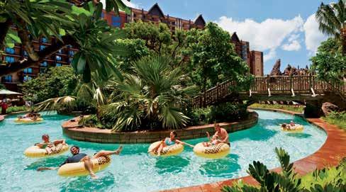 and a spectacular family resort in Hawaii, Disney combines