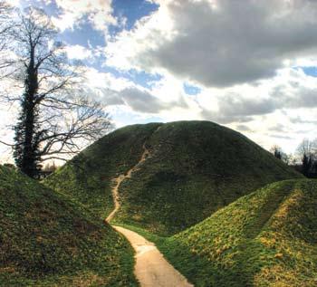 Take time to explore the Norman Castle Mound (shown below).