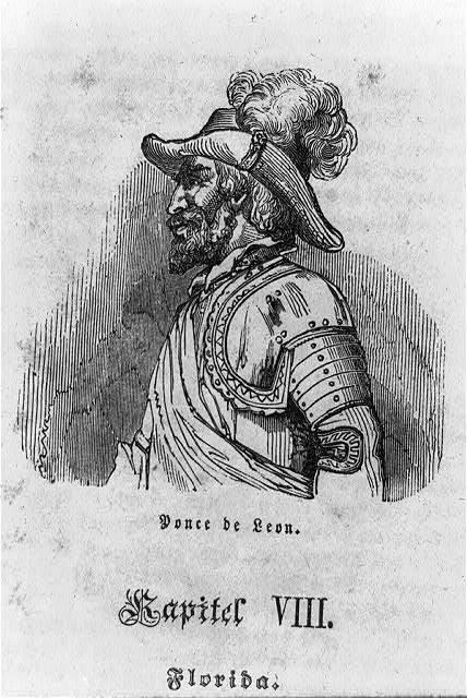 Juan Ponce de Leon found Florida while searching for gold, and possibly for the mythical Fountain of Youth.