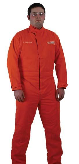 Protection Premium Coveralls OEL s ARC Flash Protection Coveralls 8-40 cal/cm2 8 cal/cm2 to 40 cal/cm2 ATPV ratings Made from ARC flash resistant FR Shield Sewn with Nomex thread Full cut with set in