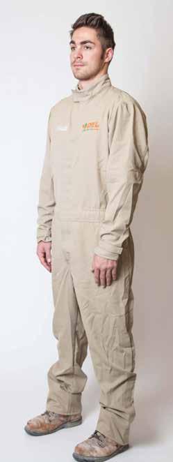 Protection Premium Coveralls OEL s ARC Flash Protection Coveralls 8-40 cal/cm2 8 cal/cm2 to 40 cal/cm2 ATPV ratings Made from ARC flash resistant AR Shield Sewn with Nomex thread Full cut with set in