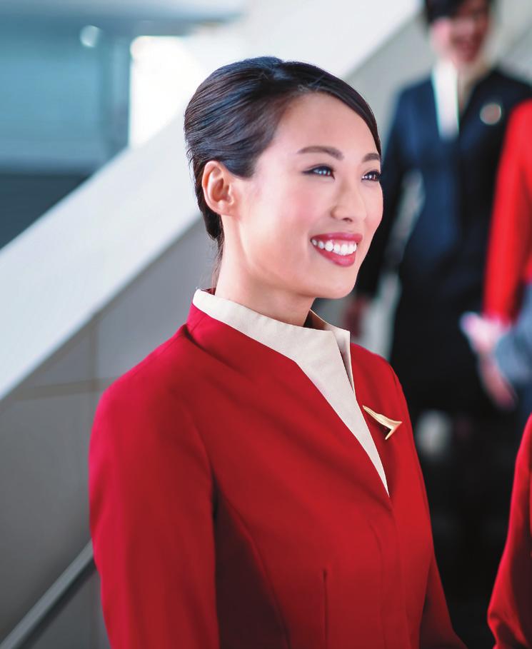 Heartfelt service Whether they travel with Cathay Pacific or Cathay Dragon, customers can