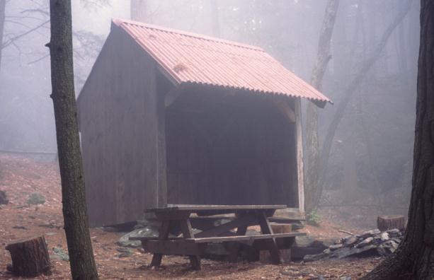 or shelters like the one below on the Appalachian Trail.