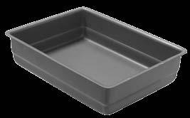 Use the roasting pan for bread products or with the perforated insert for meats, seafood and other appetizers. 9.5 x 10.5 inches,.