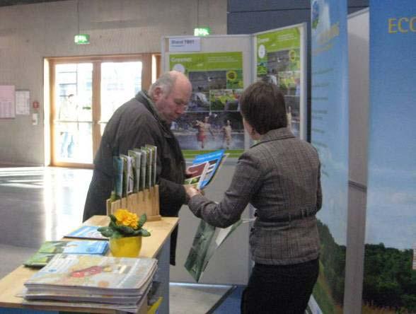 The EU Ecolabel as partner at the stand of Ecocamping e.v.
