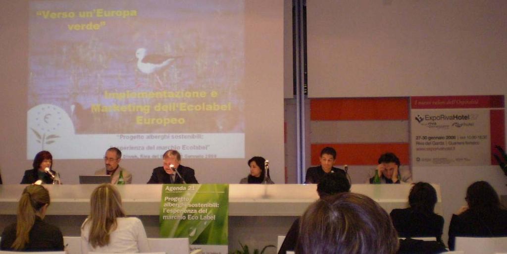Agenda 21 of Riva del Garda for hoteliers and other tourism entrepreneurs who were interested in the EU Ecolabel.