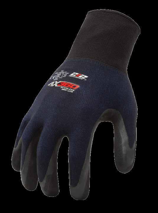 l Breathable 18g poly/spandex chassis l NFT coated palm for enhanced grip in wet/dry conditions l Semi-porous palm to channel liquids l Elastic cuff keeps dirt and debris out of glove l Sold in packs