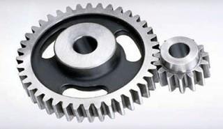 Rajah 2.9: Contoh gear Gear adalah sebahagian daripada mesin berputar yang telah memotong gigi yang sepadan dengan yang lain bahagian bergigi untuk menghantar tork (R.C. Hibbeler, 2010).