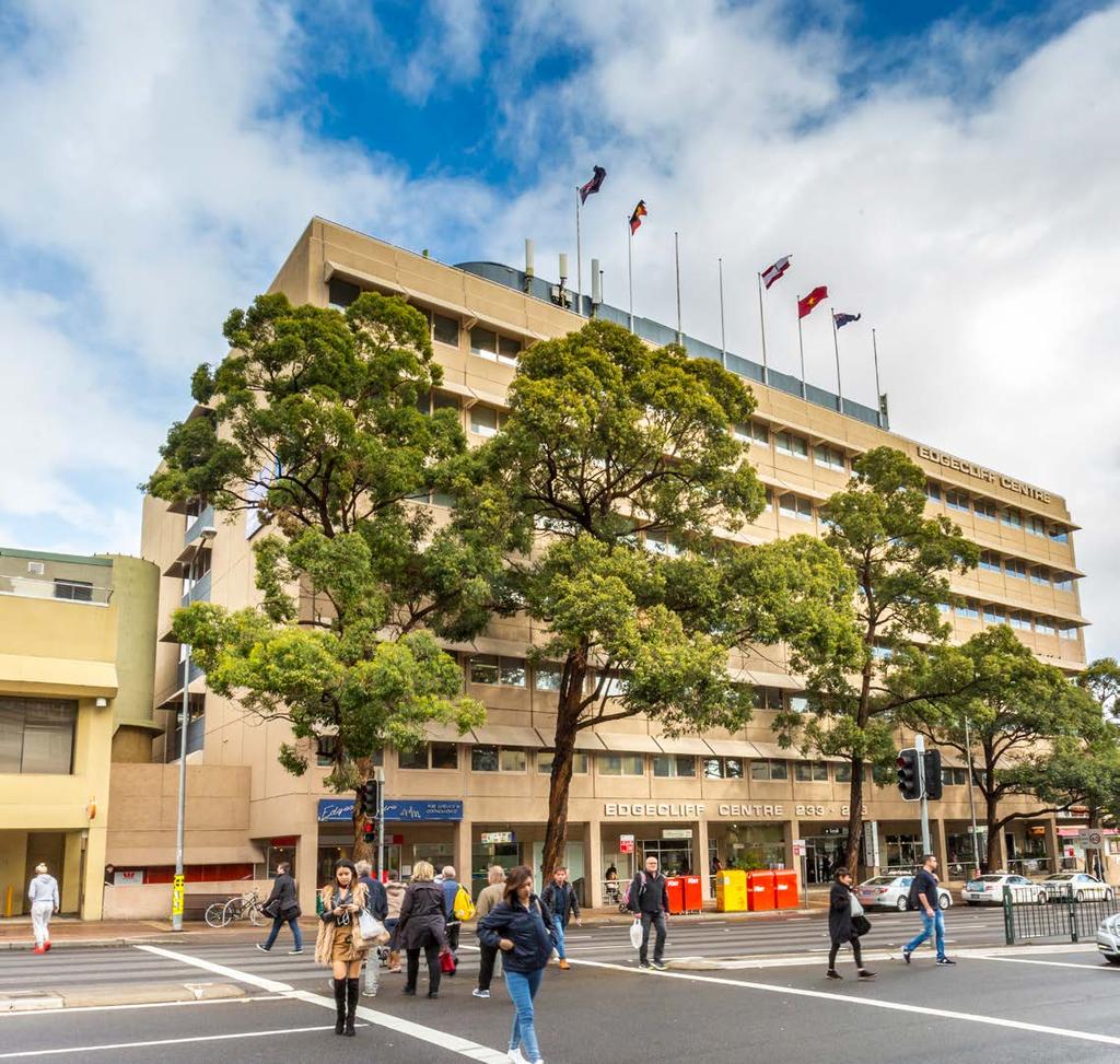 Edgecliff Centre NSW Post Office Square QLD Edgecliff, New South Wales Date: September 2016 Sale price ($/sqm): $138,750,000 ($12,369)* Mixed use retail &