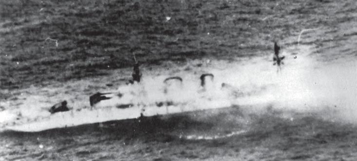 knocked out and a major firing was raging amidships. Exeter survived the battle, only to be sunk by Japanese cruisers in March 1942.
