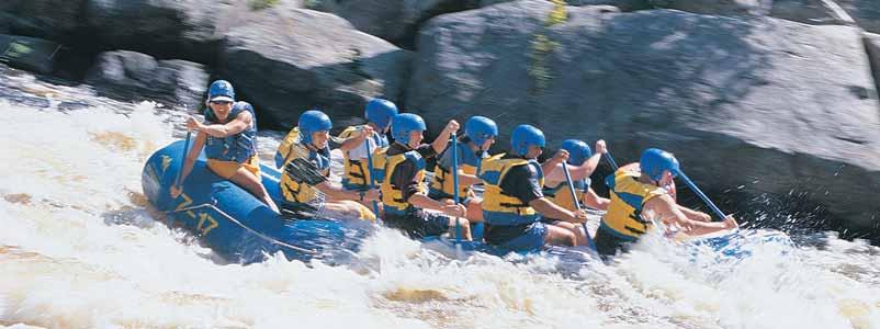 MAINE S SCENIC RIVERS THE PENOBSCOT Lower river trips or soft adventure/family trips. Ages 6 and up. Full river for high adventure trips including some advanced Class V rapids. Age 15 and up.