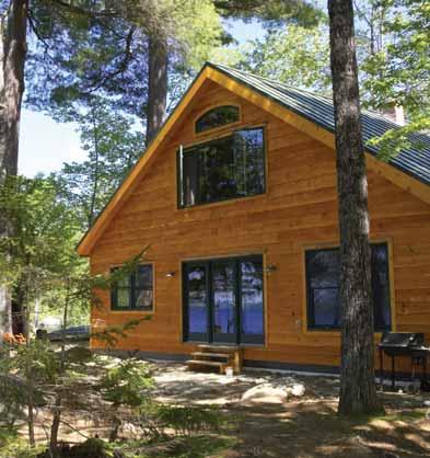 Relax in a room with a lakeside view SMALL CABINS Our 4 small cabins can sleep 2 to 6 people and are perfect for small sized groups or families looking for an authentic Maine