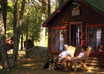 4 SEASON LODGING NEOC-STYLE TWIN PINE CAMPS, CABINS, GUEST HOUSES Small, large and premier cabins sleep 2 14 people All lodging includes: fully-equipped kitchens bedding/towels full bathrooms heat