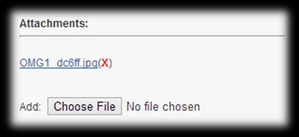 ) Ví dụ như sau: Ở mục Attachments, click Choose File để đính kèm một (nhiều) file bất kỳ.