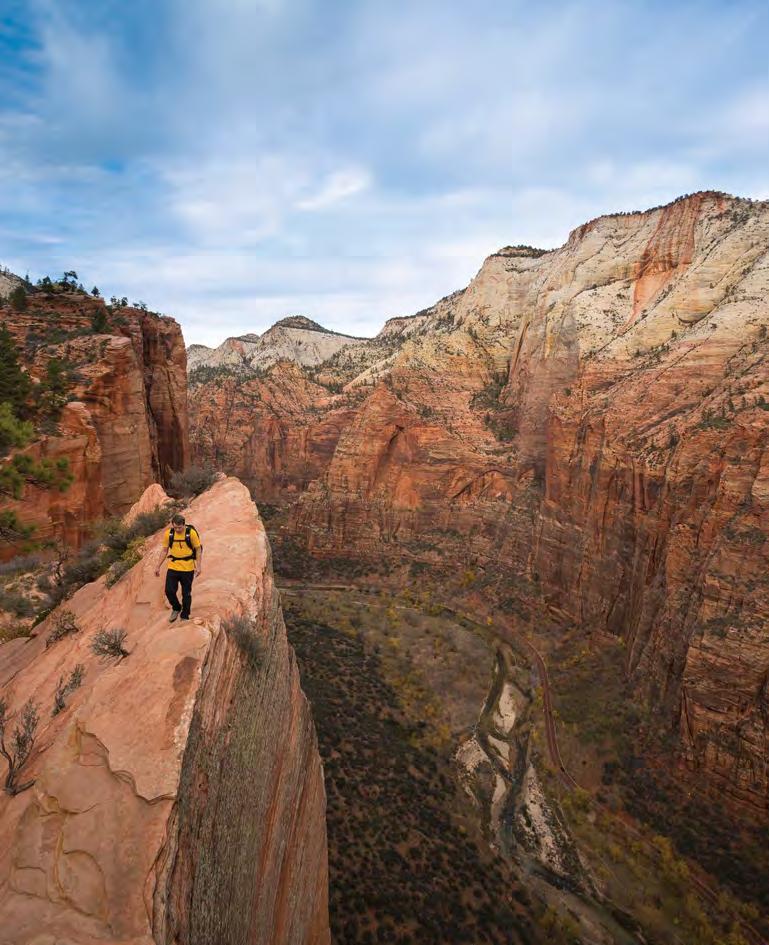 Zion This gorgeous national park offers breathtaking views, lodging and great educational stops. Here are our top seven. ANGELS LANDING 2.