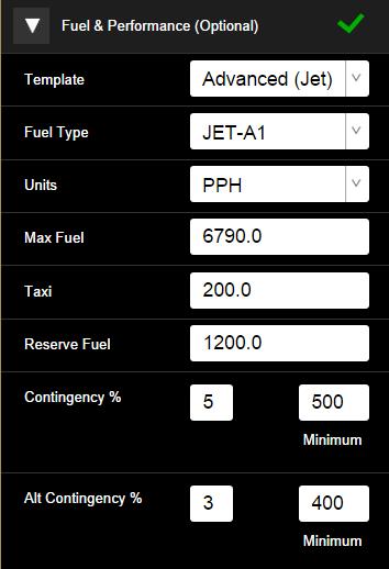 3.5 Aircraft Default Fuel Setup Note: Editing Aircraft Setup Should NOT be required for normal day-to-day use. Please check with your Master user for the system prior to editing Aircraft Setup Data.