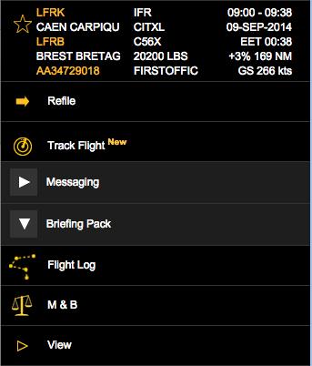 9. Post Flight Accessing Flight Details 9.1 Viewing Flight Briefing and Details 9.1.1 After a Flight is Airborne the Briefing Pack and all Flight Documentation is frozen and will no longer be updated by the system.