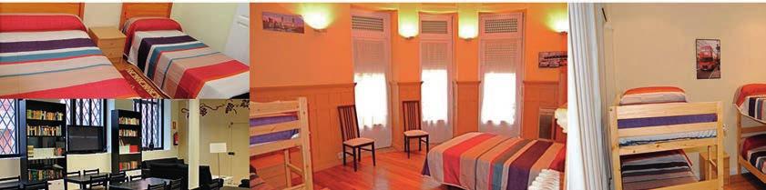 Estella Rooms with bunk beds and rooms with double beds and private bathroom.