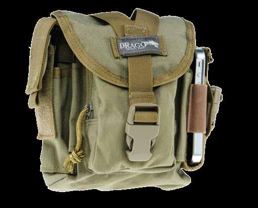 tactical pens, magazines, and more Strengthened bag base designed to