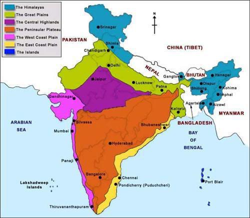 INTRODUCTION India is vast country there have great diversity in it s physical features.
