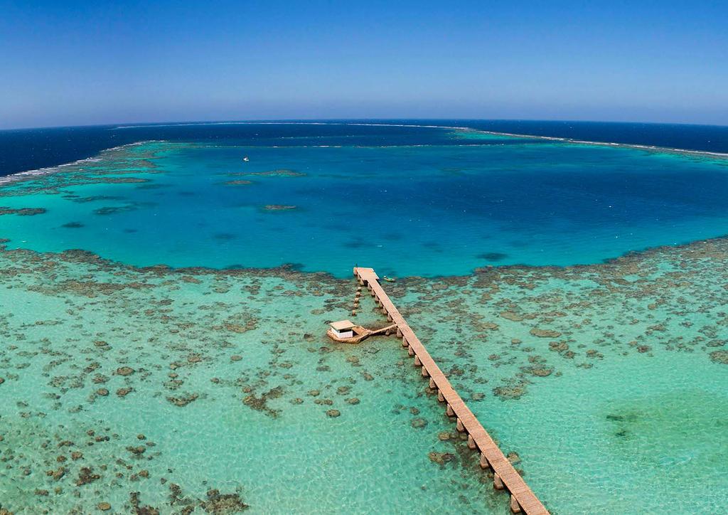 In the middle of the sea, at about 30 kilometers from the banks, there s an amazing lagoon containing a 70-meter