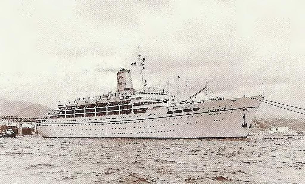 Building a Cruise Ship Federico C Built 1958 for Costa Line