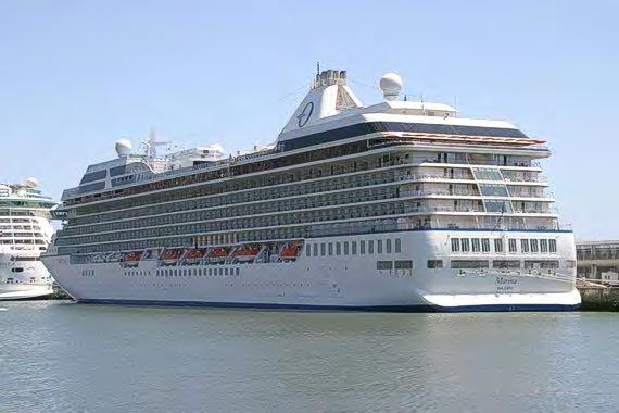 Marina Oceania Cruises Builder, Fincantieri, Genoa Tonnage, 66,000 gt Length,