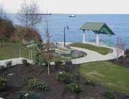 Sweeping views of the harbor makes this a showcase park for our community.