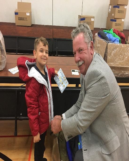 October Operation Warm Coat - The Greece Rotary along with the Greece School