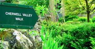 Cherwell Valley Walks The Cherwell Valley Walk offers you a wide choice of rural rambles through the heart of the Cherwell District, where the historic Oxford Canal parallels the beautiful River