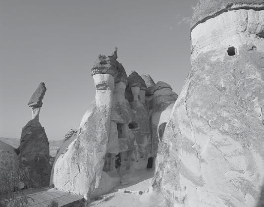 u 3 See Cappadocia s fabled fairy chimneys, volcanic cones eroded over centuries into distinctive shapes. surreal towers of weathered tufa, a porous and malleable volcanic rock.