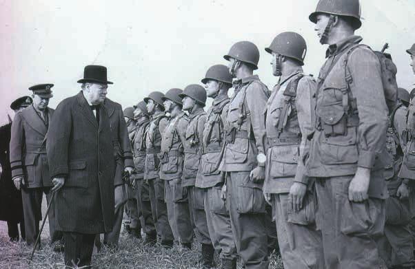 101ST AIRBORNE AT HITLER'S EAGLE'S NEST WINSTON CHURCHILL WITH "IKE" BEHIND HIM, MEETS WITH AMERICAN TROOPS CHURCHILL'S LONDON Optional Two-Night Pre-Tour Extension Program SEPTEMBER 20 22,