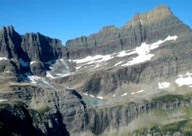 1998, L McKeon, USGS 1913 WC Alden, GNP Shepard Glacier 1913-2005 This photograph pair illustrates one of the more dramatic cases