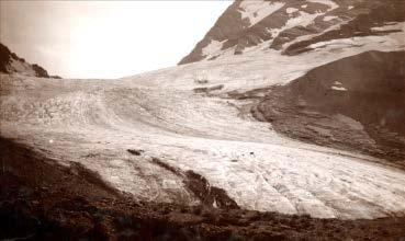 2009, L McKeon, USGS Jackson Glacier 1911-2009 1911, M Elrod, U of M At the time this historic image