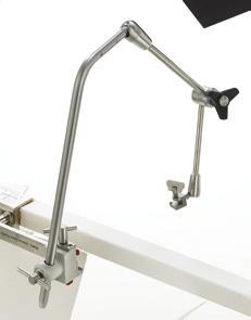 The Rotating Table Clamp will directly attach to most standard operating tables.