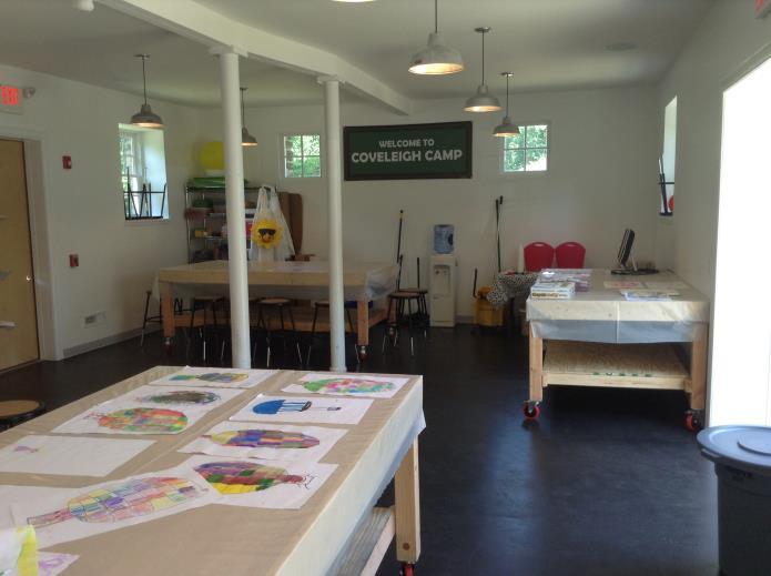 For example the art room, there are two different rooms so you can have two classes