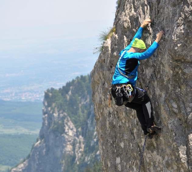 ROCK CLIMBING Only 3 km from the center of Peja town, there is a paradise for rock climbers in the Rugova Canyon.