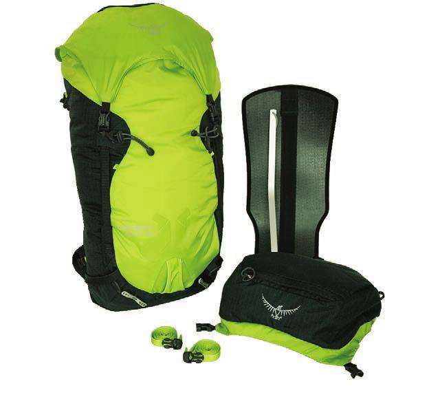 SHARED FEATURES / DETAILS REMOVABLE HELMET CARRY SYSTEM A zippered pocket near the top of the Mutant pack stows a removable stretch mesh helmet carry system to secure your