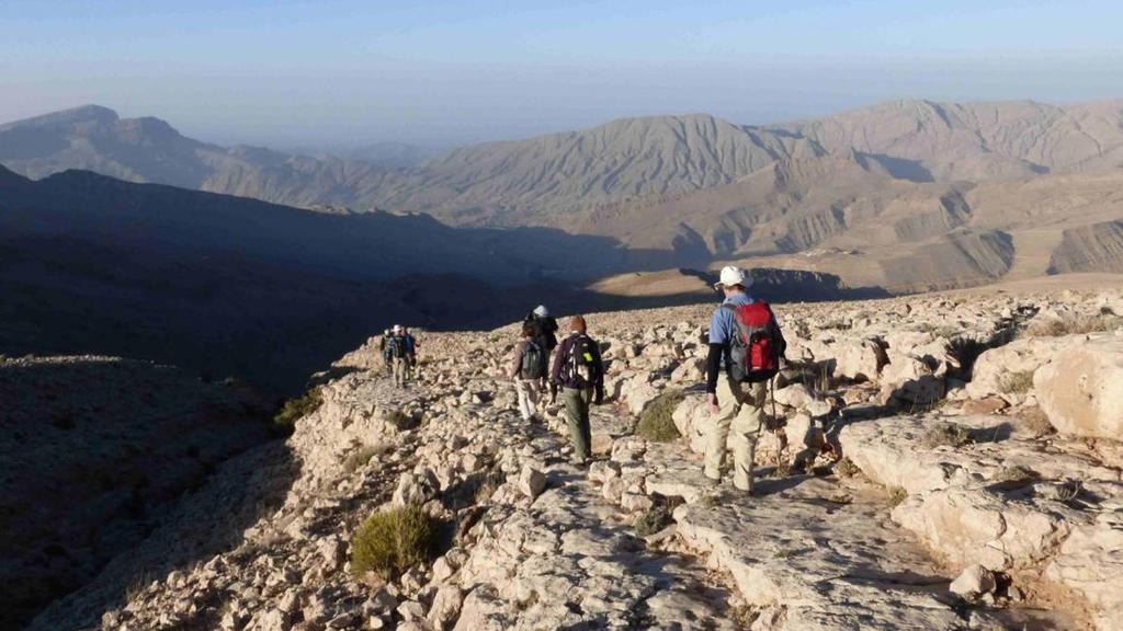 Walking in Oman Forts, Deserts and Mountains Hajar Mountains, Oman Oman is one of Arabia s true gems - a land of rugged coastlines, deep wadis and vast deserts where tradition and progress go hand in