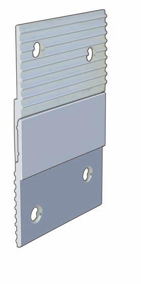 Screw to item to be hung Serrated surfaces securely grip wall and Screw to wall item(s) to be hung ZC3 - Z Clips