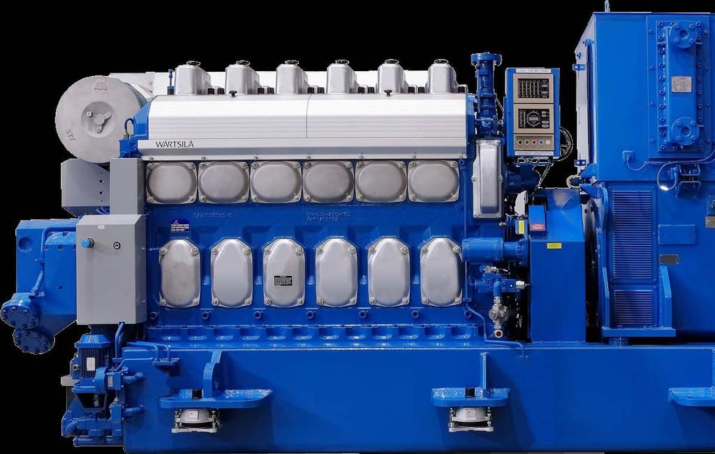 Scope of supply z Heavy-duty 4-stroke marine diesel engine: turbocharged, intercooled, capable of starting and stopping on heavy fuel as well as running on heavy fuel at any load z Heavy-duty