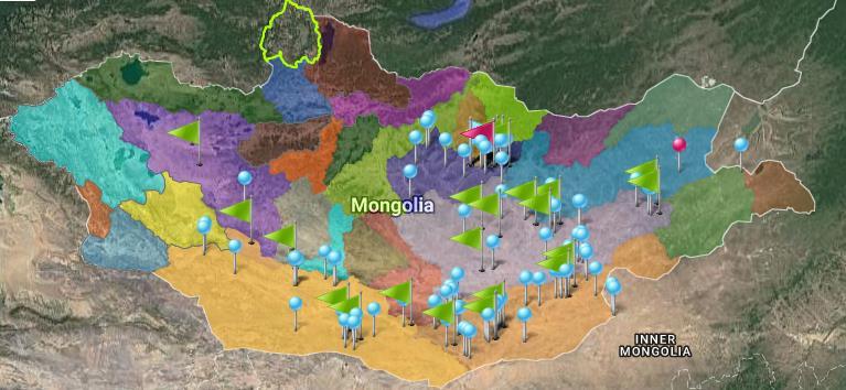 Монгол улсын усны хяналт шинжилгээний сүлжээ Сав газар Умард говийн гүвээт-халхын дундад талын сав газар Хагас автомат түвшин хэмжигч Доорх