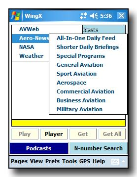 Podcasts online and offline Podcasts are an excellent way of getting news, current events, and other information out to pilots.