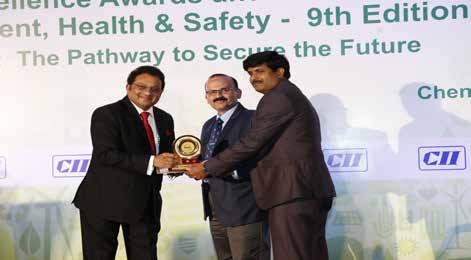 Vol IV Issue VII July 2016 GVK BIO wins CII-EHS Excellence Award 2016 Mr Ramesh Gambhir (L), Vice President-Corporate Services and Mr Satya Babu Moturi (R), Senior Vice President-Corporate QA
